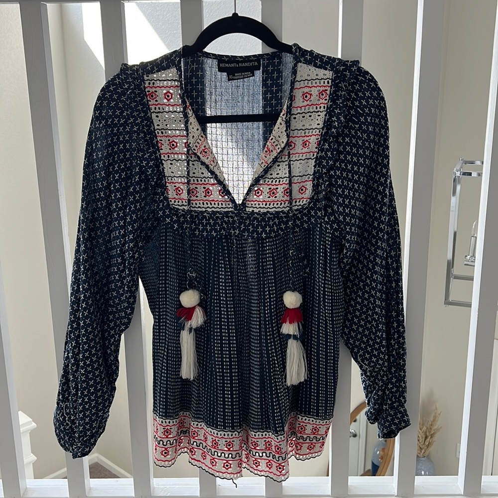 Anthropologie blouse - Hemant & Nandita XS